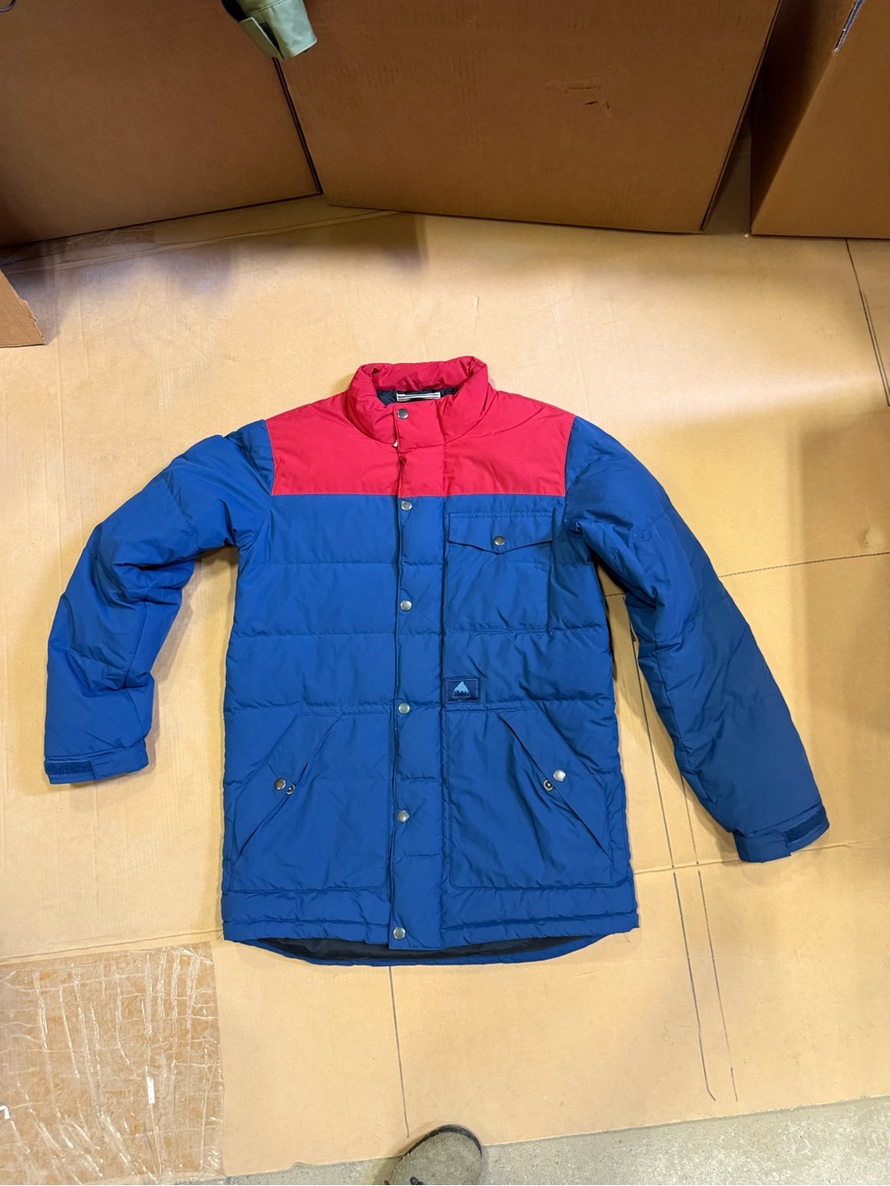 Burton Heritage Collared Down Snowboarding Jacket Men’s Size L